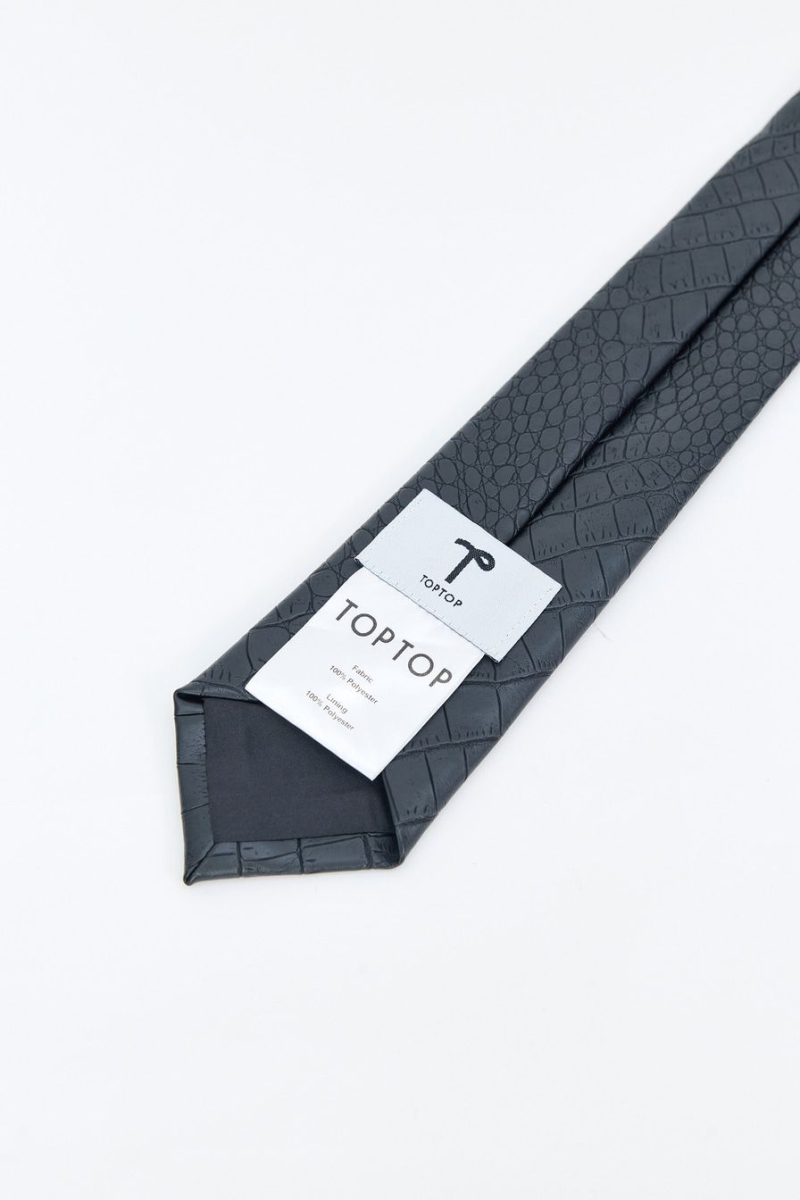 Галстук из экокожи TOPTOP, цвет: Черный TT.615.16475.900 купить онлайн