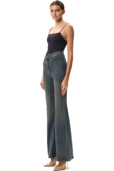 Джинсы-клёш SODAMODA, цвет: синий, 15963 купить онлайн