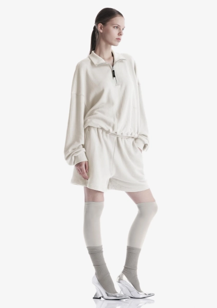 Свитшот на молнии KRAKATAU, цвет: пепельно-белый, Fw123-43 купить онлайн