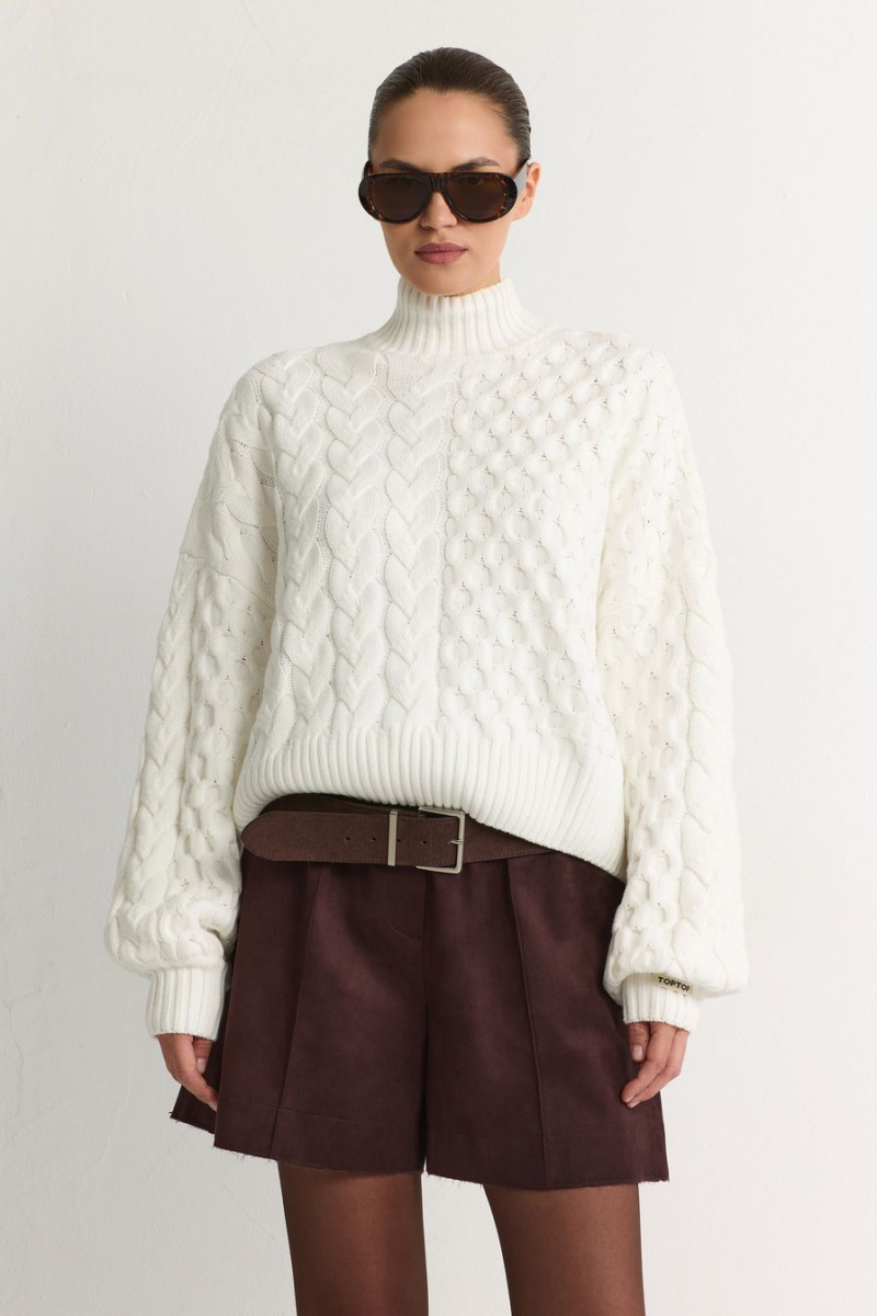 Свитер из смесового хлопка