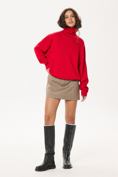 Юбка мини ABDA, цвет: коричневая елочка, 232512902117 купить онлайн