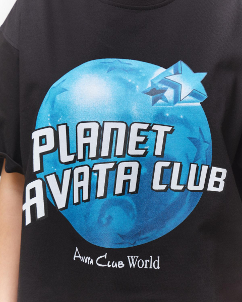 Футболка Planet Avata Aváta Club, цвет: Чёрный,  купить онлайн