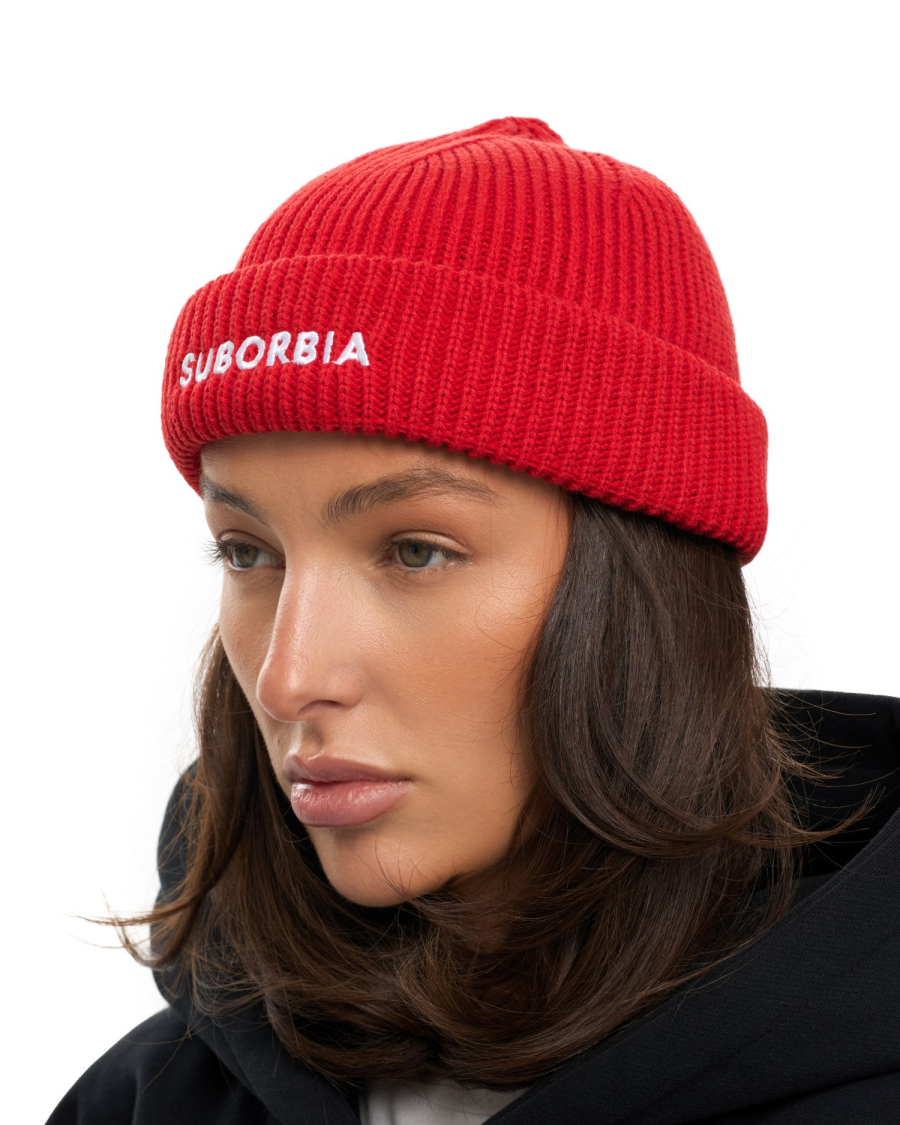 Шапка бини Name Suborbia, цвет: RED 006138 купить онлайн