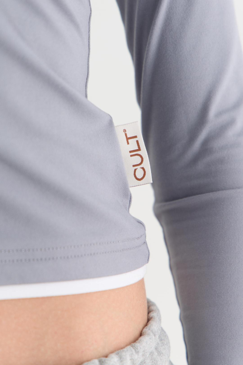 Поло с длинным рукавом Flitter CULT, цвет: серый,  купить онлайн