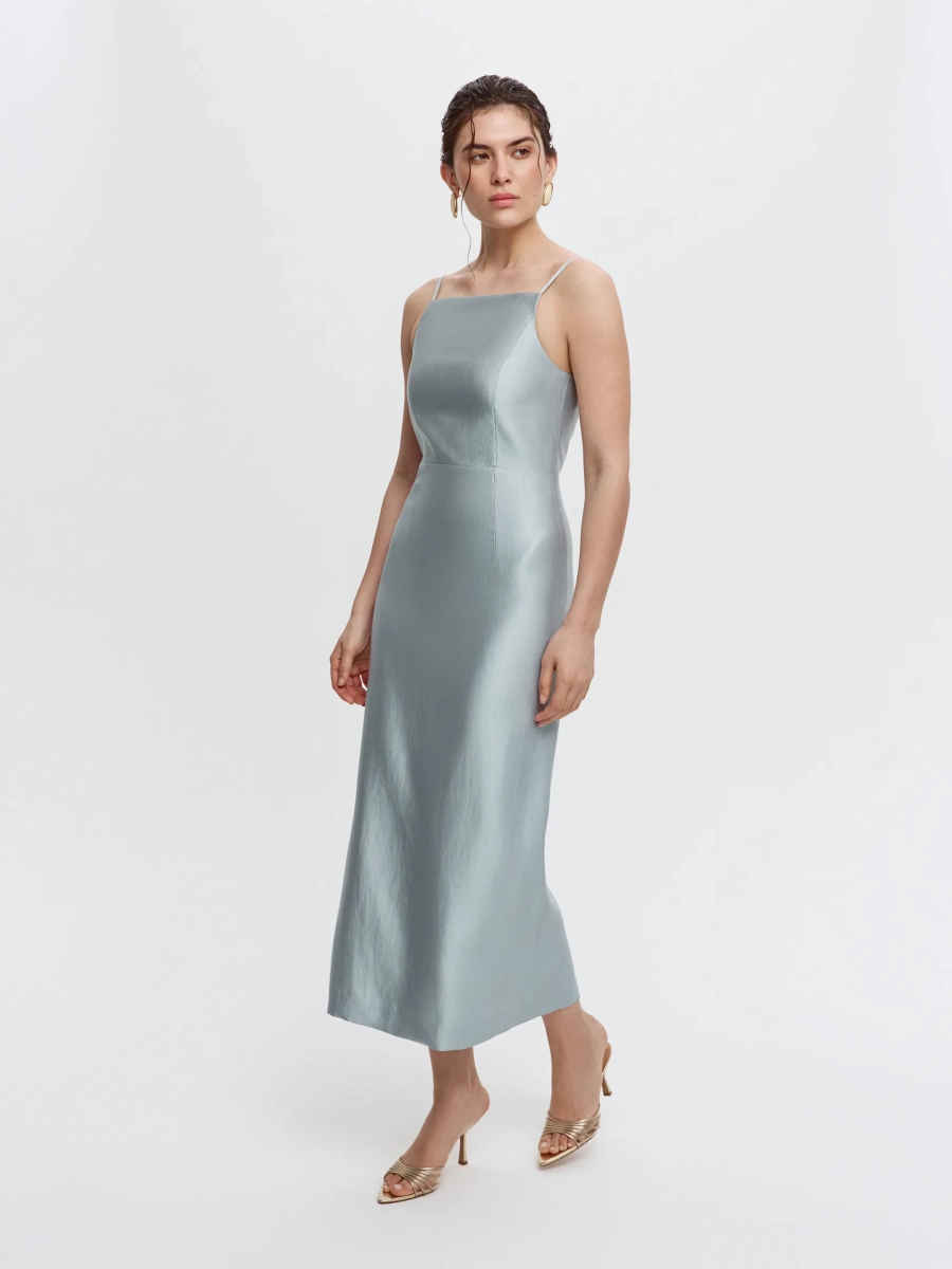 Платье-футляр ANNA PEKUN, цвет: голубой,  купить онлайн