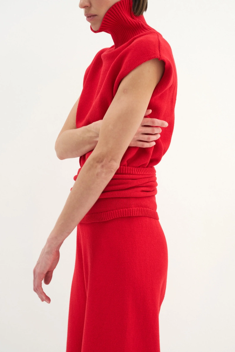 Пояс ОТО Mankova, цвет: красный SS26-017 купить онлайн