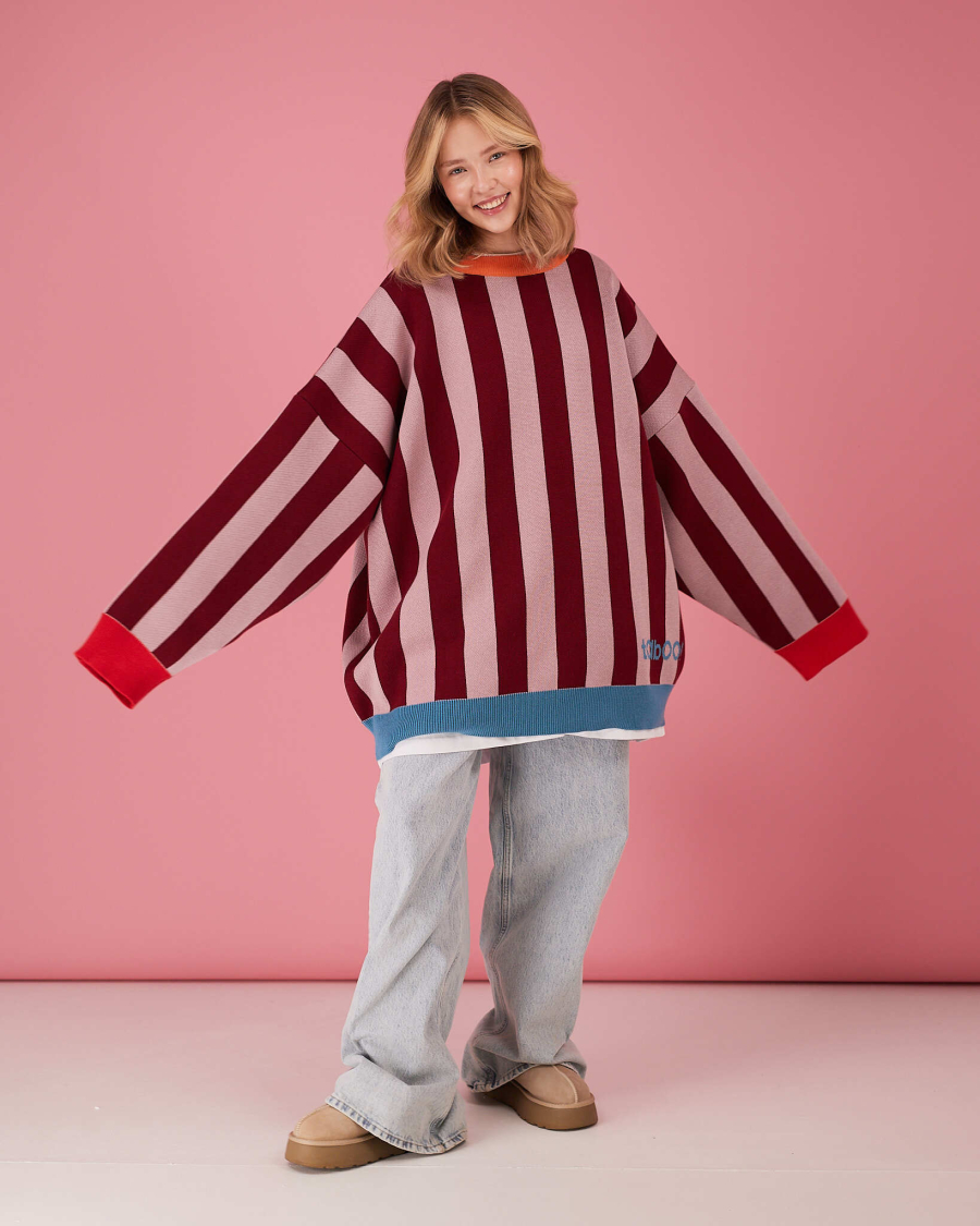 Свитер Тепло районов TABOO, цвет: розовый, SVdistrict#1 купить онлайн