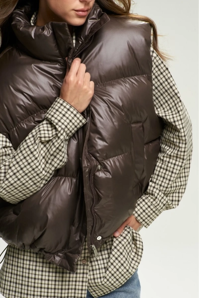 Жилет утеплённый Brown Erist store, цвет: коричневый, НФ-00002661 купить онлайн