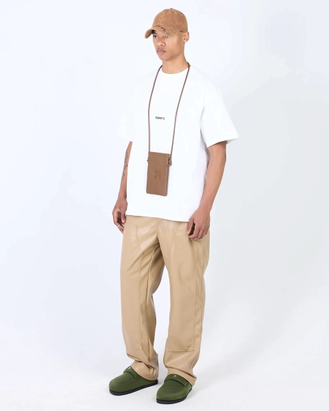 Брюки Cowboy leather beige ASIA ST 71, цвет: бежевый, Ast71.pants-cowboy-beige купить онлайн