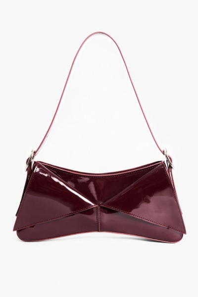 Сумка-багет из экокожи