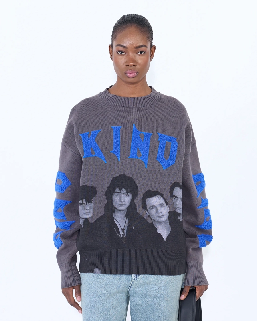 Джемпер KINO BAND WASHED GREY