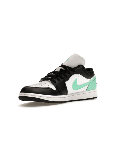 Кроссовки мужские Jordan 1 Low "Green Glow" NKDADDYS SNEAKERS, цвет: белый 553558-131 купить онлайн