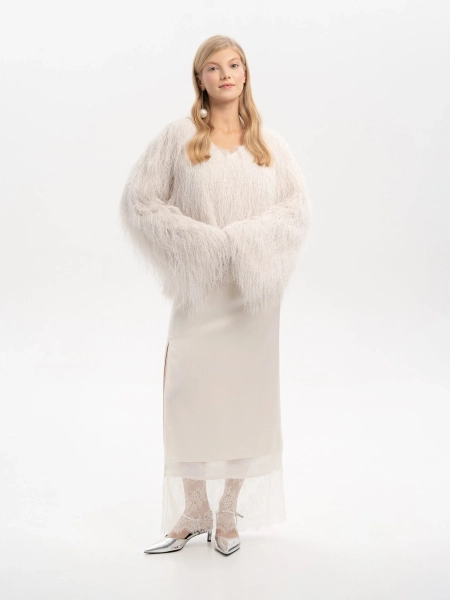 Свитшот Shine bright TRES, цвет: молочный, НФ-00002621 купить онлайн