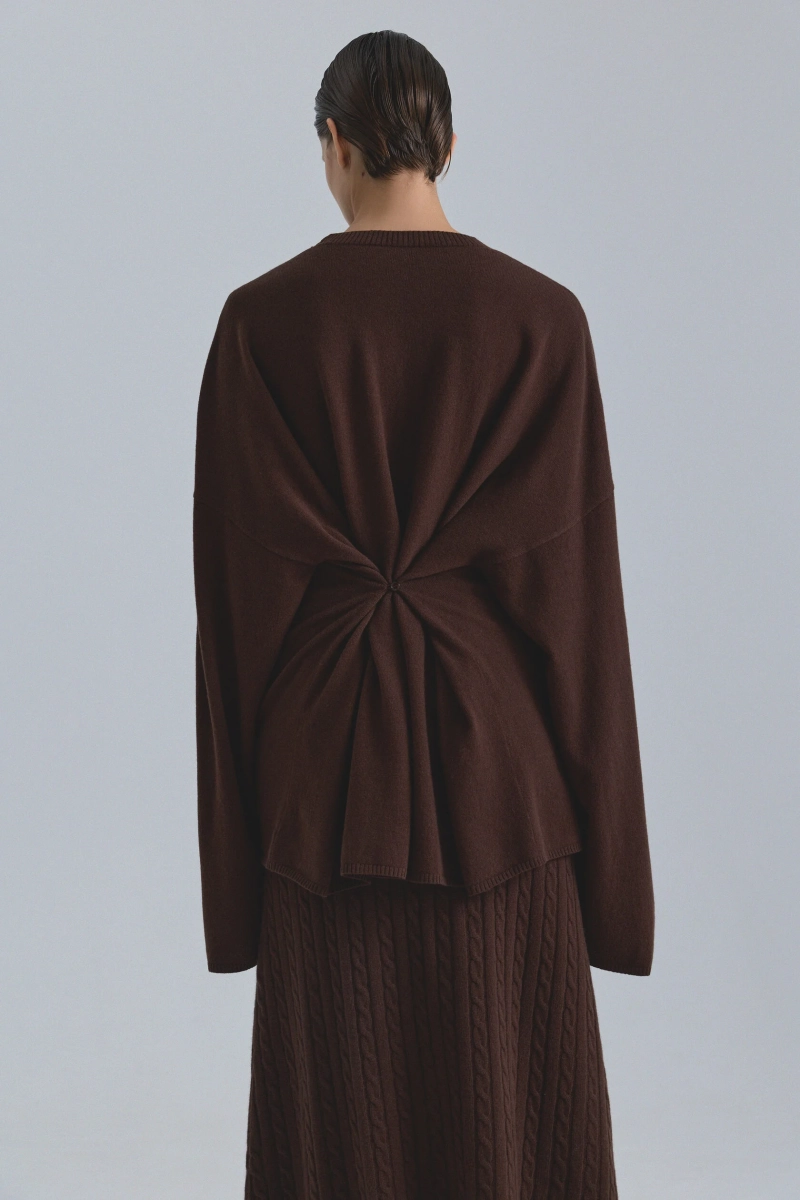 Лонгслив OPORA Mankova, цвет: коричневый, FW24/25-02 купить онлайн