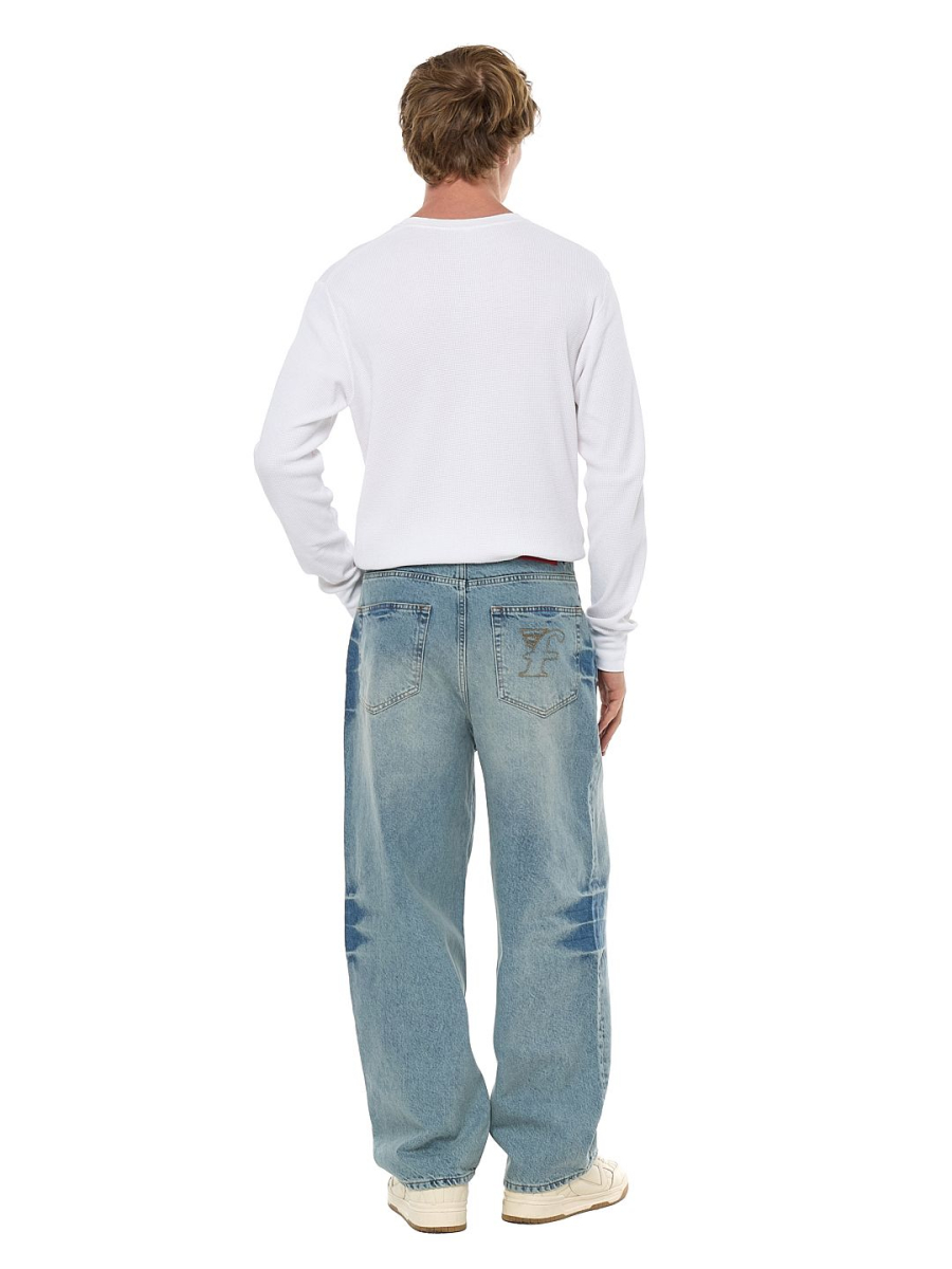 Джинсы FRHT Baggy FRHT&OUT OF REACH, цвет: washed blue, JNSBGGWDBL купить онлайн