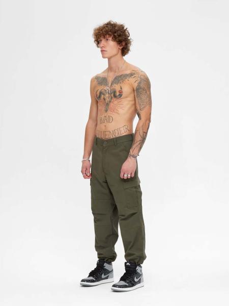 Брюки-карго FRHT, цвет: олива, PCRGPOLV купить онлайн