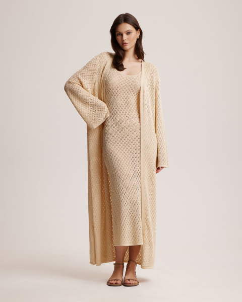 Кардиган To be Blossom, цвет: BEIGE, 081358 купить онлайн