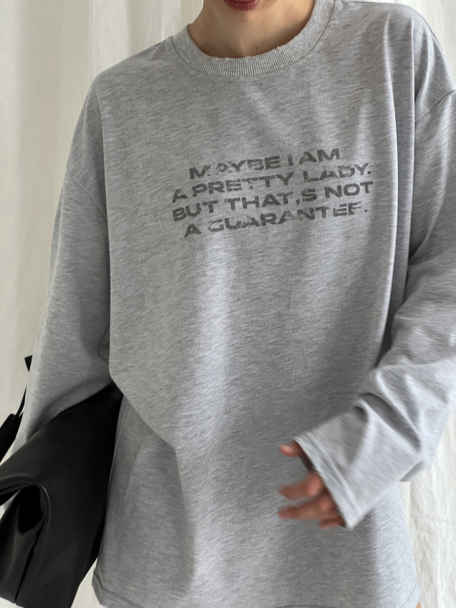 Лонгслив "Возможно" MIARTLAND, цвет: меланж, НФ-00000883 купить онлайн