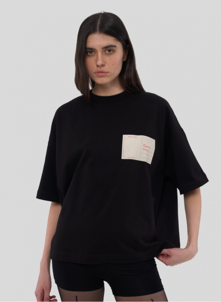 Футболка ZNY PATCH ZNY, цвет: Черный, T-PATCHSS25-BLK купить онлайн