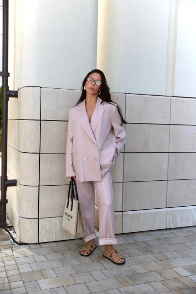 Жакет изо льна Pearl Y.SO, цвет: rose  |новая коллекция купить онлайн