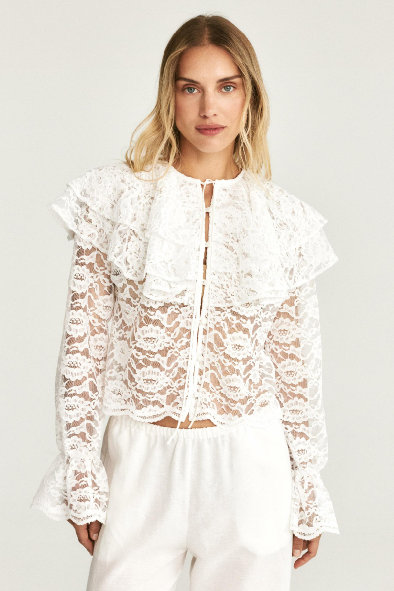 Блузка из кружева