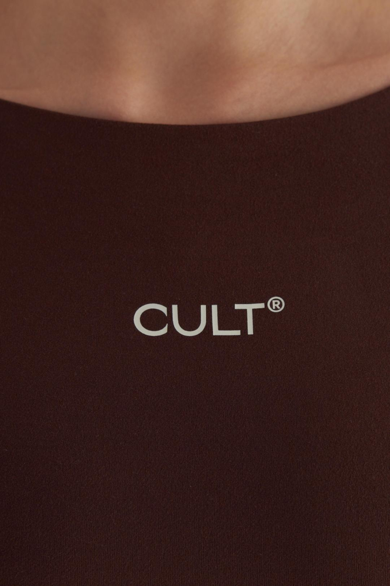 Боди Flitter CULT, цвет: коричневый,  купить онлайн