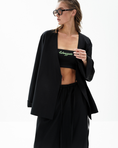 №046 Кимоно TÓUSSUN, цвет: Черный, TS020460429 купить онлайн