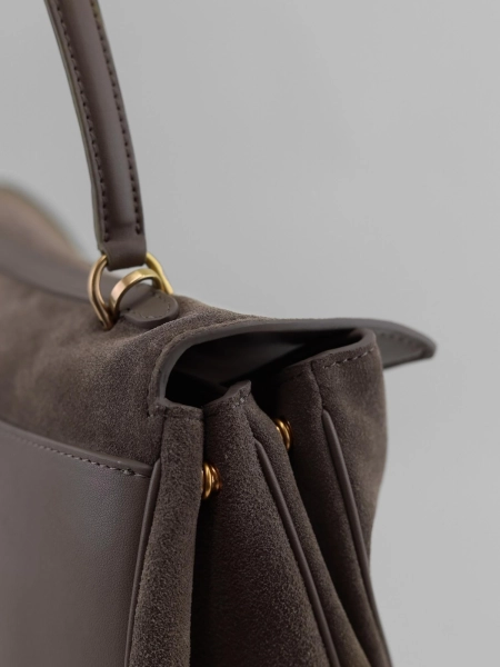 Сумка SANDRA MEDIUM brand salad, цвет: suede taupe J-704-PHR 7895 купить онлайн