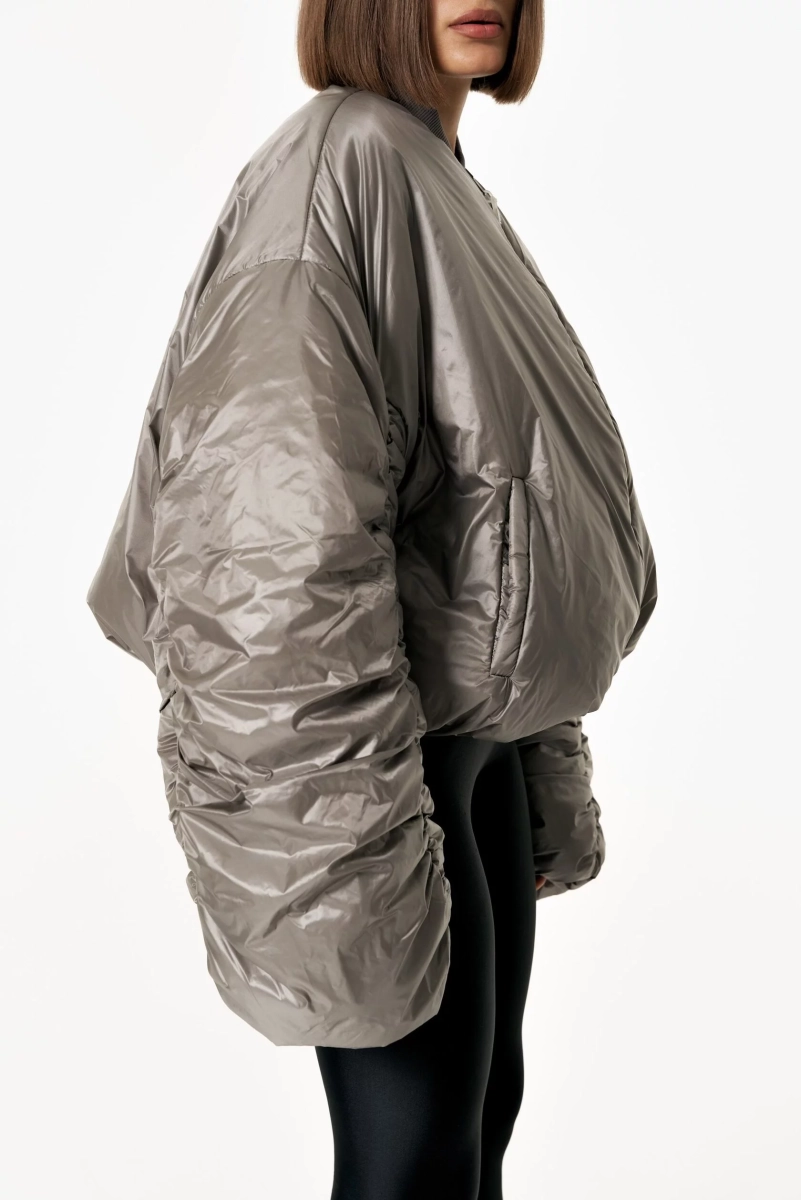 Бомбер AIRBAG STEEL YONS, цвет: серый,  купить онлайн