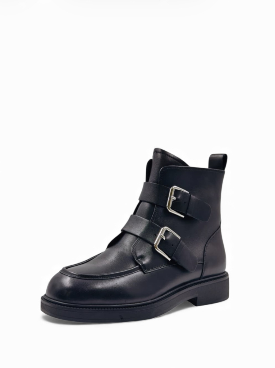 Ботинки зимние из натуральной кожи GRANDERA, цвет: Черный 2628-y5m01-1 (883) купить онлайн