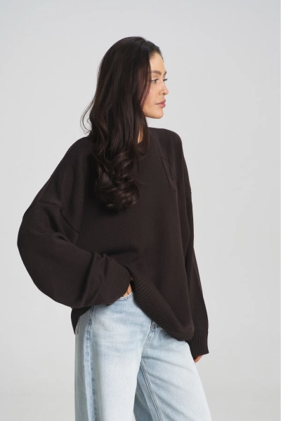 Джемпер Cotton ER Choco Erist store, цвет: шоколадный, НФ-00002295 купить онлайн