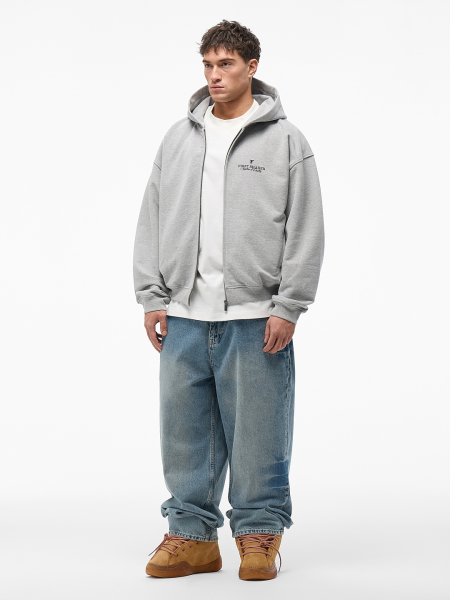 Худи на молнии "Оттенки" FRHT&OUT OF REACH, цвет: меланж, HDZPSHDSMLG купить онлайн