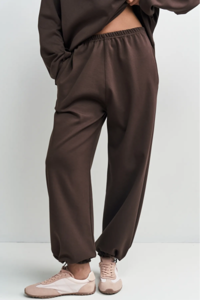 Брюки хлопковые на кулиске