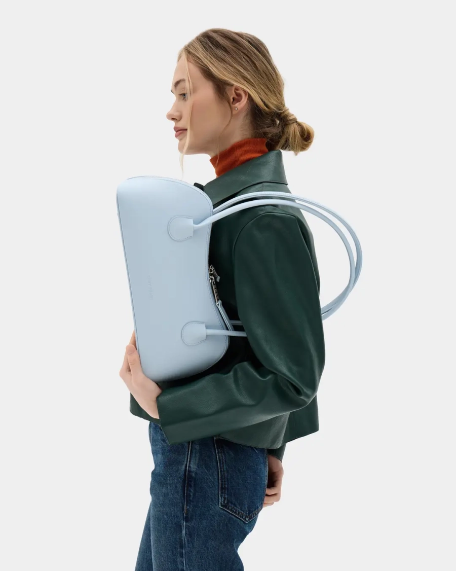 Каркасная сумка-такса Arny Praht, цвет: голубой  купить онлайн