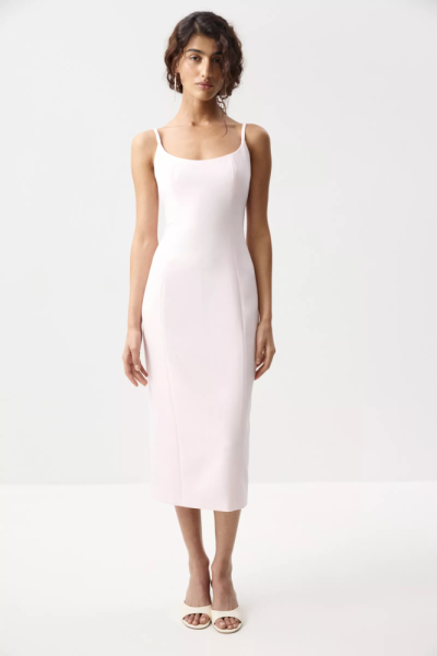 Платье макси на бретелях