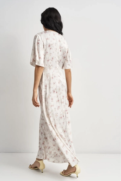 Платье в цветочек Erist store, цвет: белый, НФ-00003578 купить онлайн