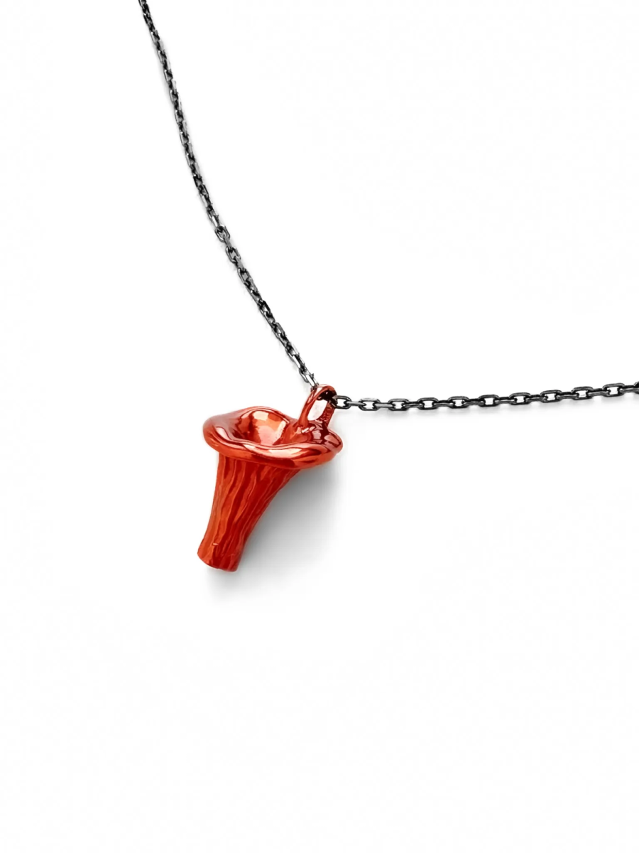 Серебряное колье «Лисичка»