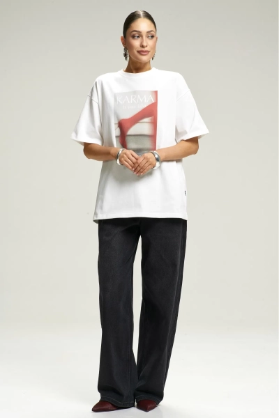 Футболка KARMA NEW White Erist store, цвет: белый, НФ-00002914 купить онлайн