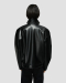Куртка Кожаная Off Shoulder Jacket Berhasm, цвет: Черный, jac24-11-black купить онлайн