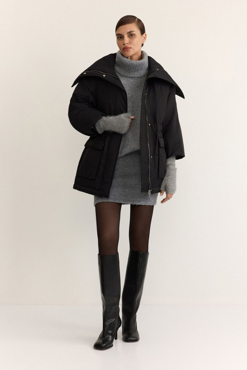 Перчатки из смесовой ангорской шерсти TOPTOP, цвет: серый TTS.619.18515.820 купить онлайн