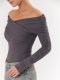 Боди drape ELASTIC, цвет: графит,  купить онлайн