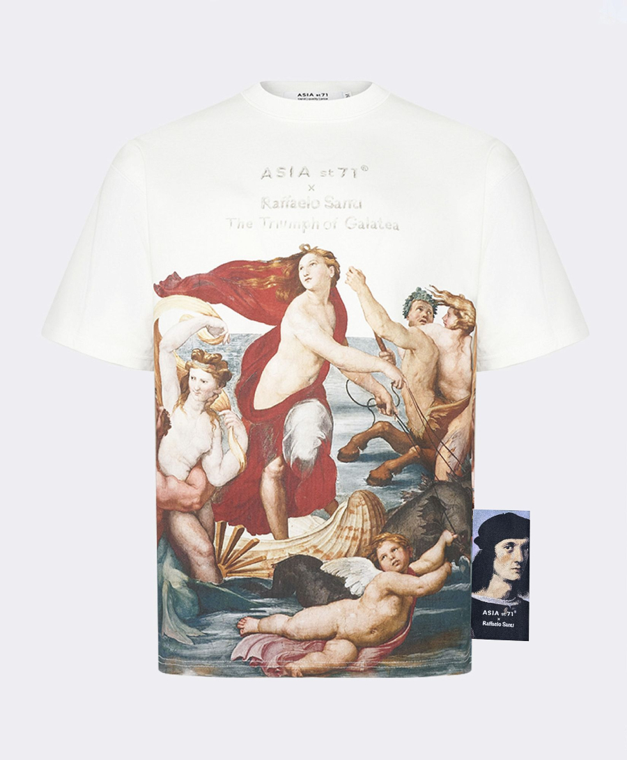 Футболка ART UNION GALATEA WHITE ASIA ST 71, цвет: белый, Ast71.tt-Galatea-white купить онлайн