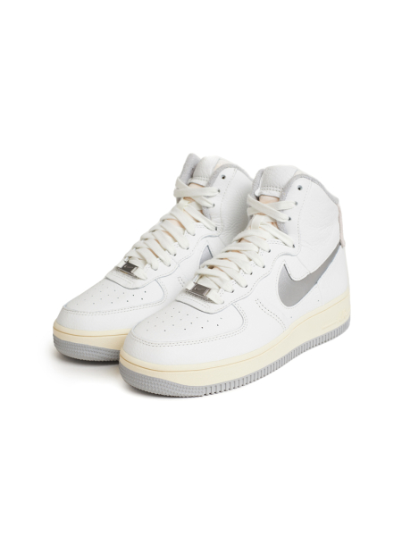 Кроссовки женские Nike Air Force 1 High Sculpt "Silver" NKDADDYS SNEAKERS, цвет: белый DC3590-101 купить онлайн