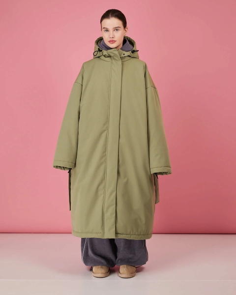 Плащ лавр зима TABOO, цвет: зеленый, Pllavr купить онлайн