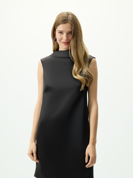 Коктейльное платье с контрастной подкладкой Conso, цвет: Черный, PD 250967 - черный купить онлайн