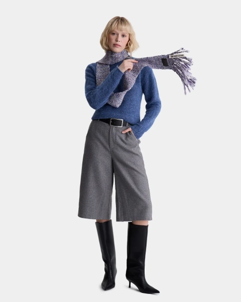 Узкий шарф Arny Praht, цвет: фиолетовый  купить онлайн