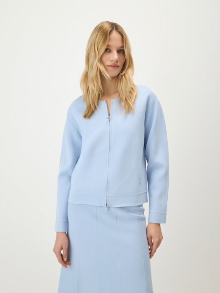 Кардиган на молнии Conso, цвет: голубой, KCL 260712 - голубой купить онлайн