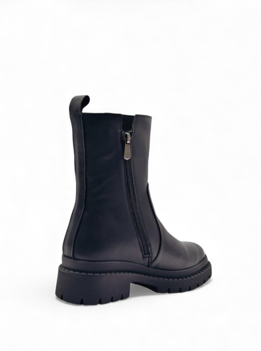 Ботинки зимние из натуральной кожи GRANDERA, цвет: Черный 7402-2 (629) купить онлайн