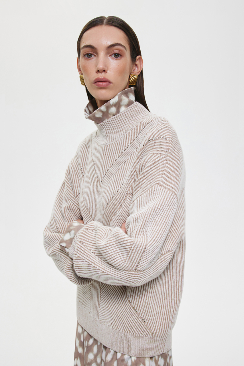 Вязаный джемпер DREAMS BY ALENA AKHMADULLINA, цвет: бежевый, 225104140304255/119000 купить онлайн