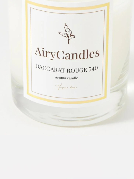 Аромасвеча с деревянным фитилем Red rouge, 300 мл